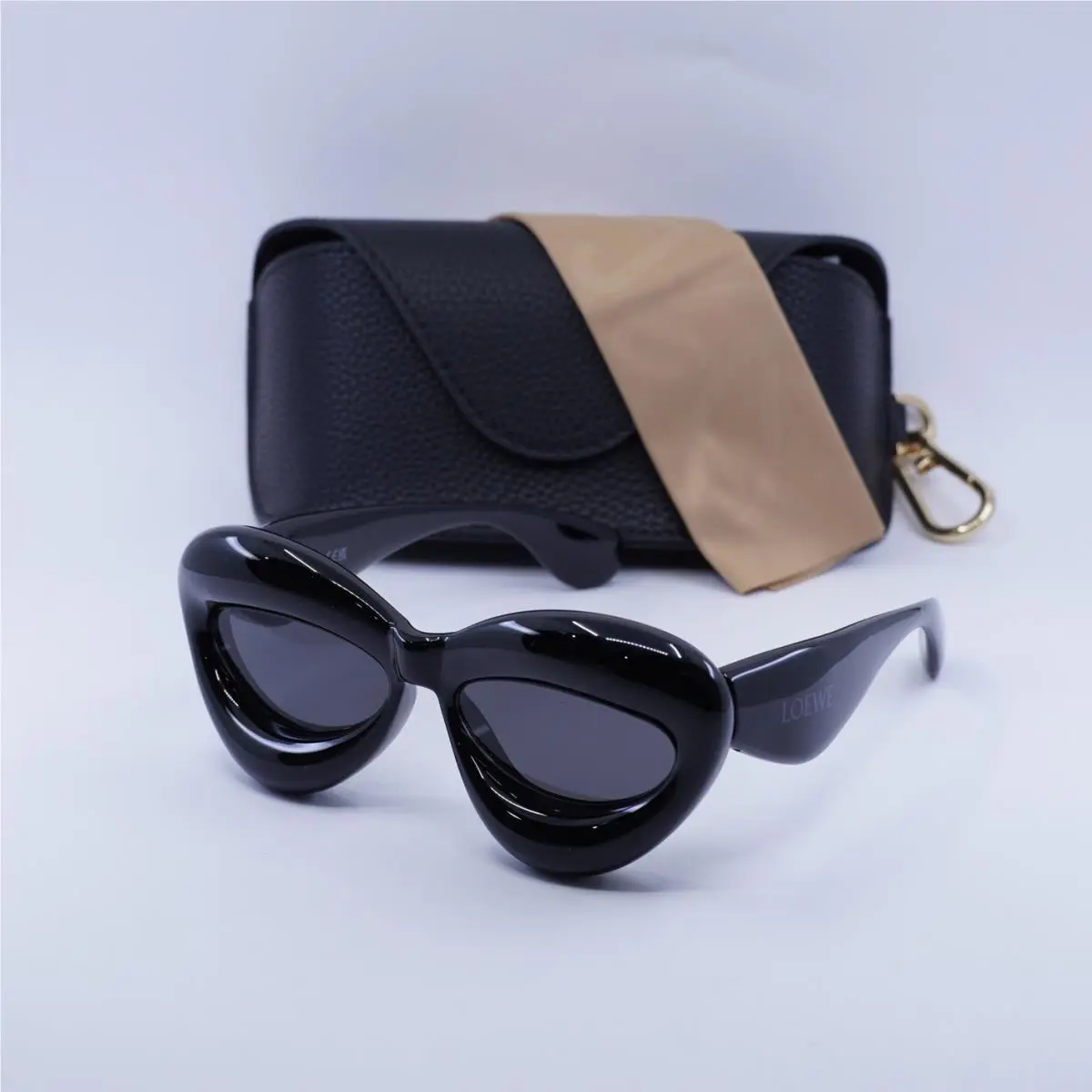 Loewe LW40097I 01A Black/smoke 55-16-145 Sunglasses