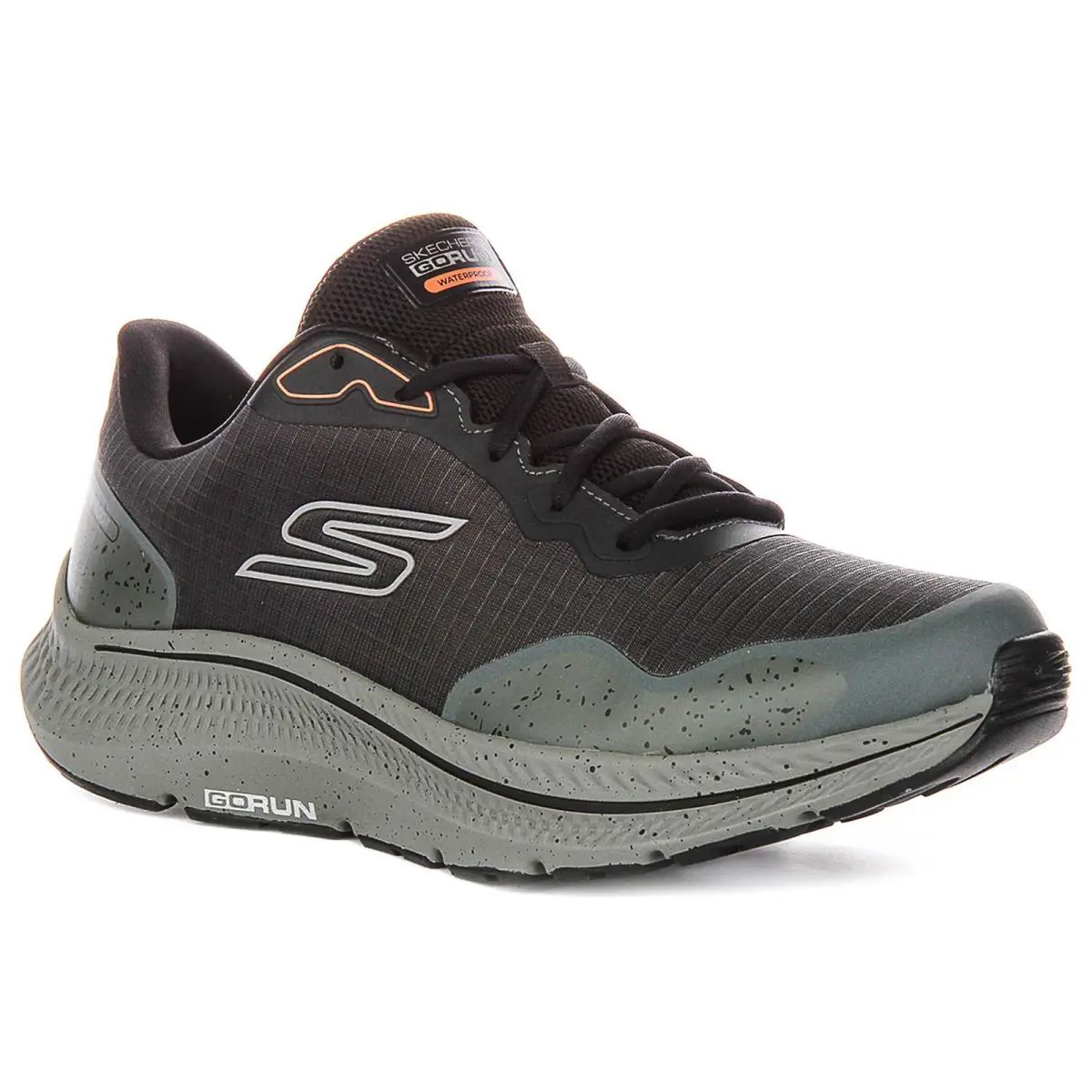 Skechers Go Run Cons 2.0 Waterproof Rip Mens Sneakers Charcoal Black US 8 - 13 - Charcoal Blk