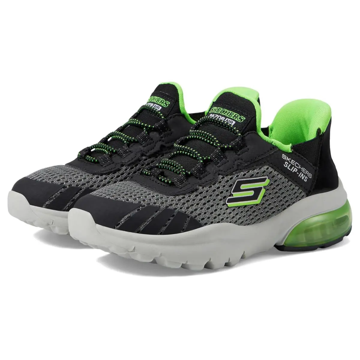 Boy`s Shoes Skechers Kids Slip-ins Razor Flex Air 403839L Little Kid/big Kid