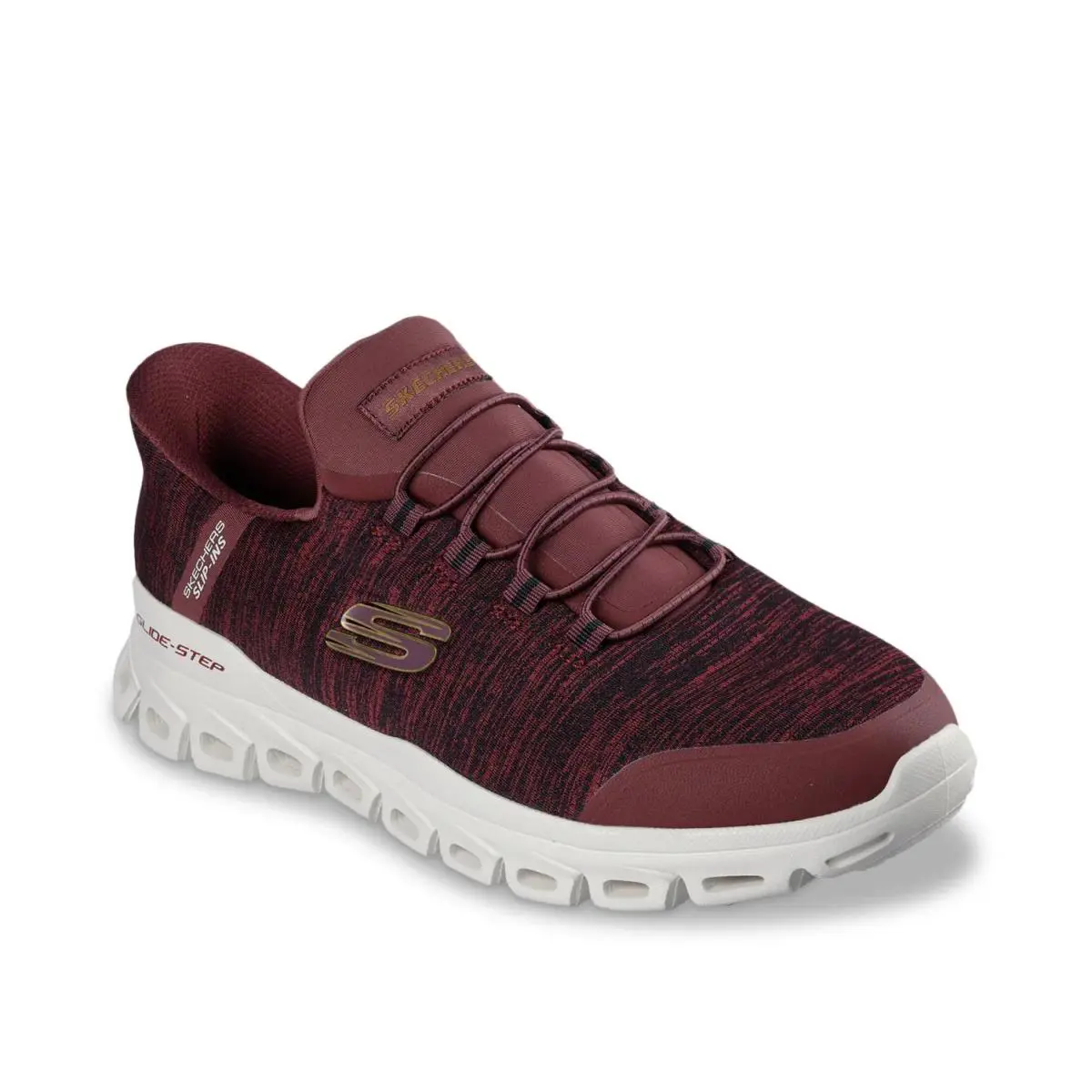 Man`s Athleisure Skechers Hands Free Slip - Burgundy