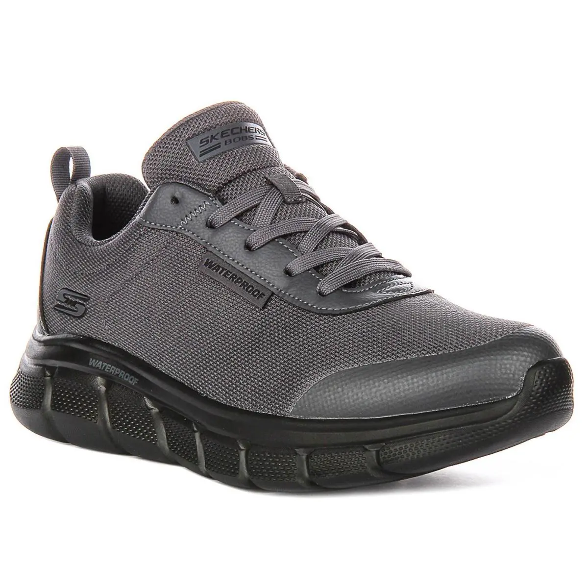 Skechers Bobs Sport B Flex Rainy Edge Mens Sneakers In Charcoal US 7 - 13 - Charcoal