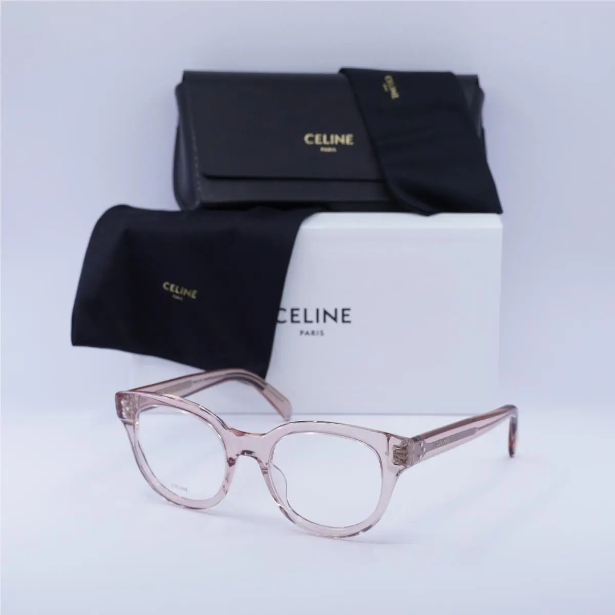 CL50109I 072 Shiny Light Pink 51mm Eyeglasses by Celine