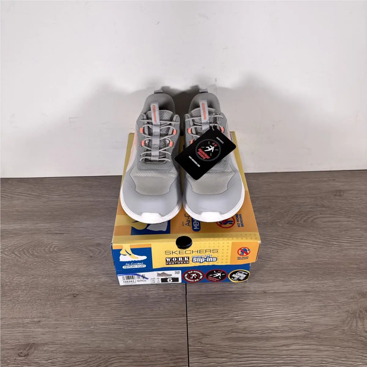 Skechers shoes - SKECHERS Work - Work - Carbix-yunia - Gray (UPC: 0198376671679) 2