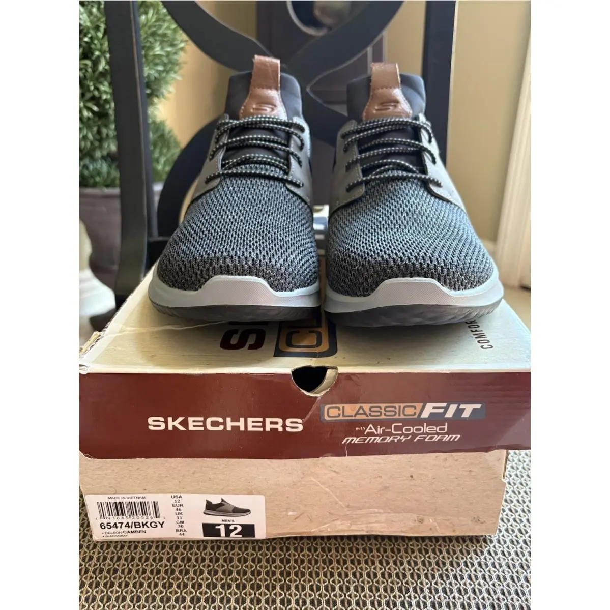 Skechers shoes - Skechers Delson - Camben - Delson Camben - 1469264 - Black/Gray (UPC: 0191665205265) 2