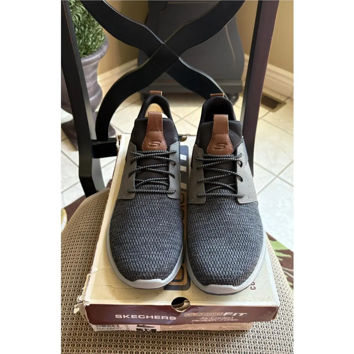 Skechers shoes - Skechers Delson - Camben - Delson Camben - 1469264 - Black/Gray (UPC: 0191665205265) 4