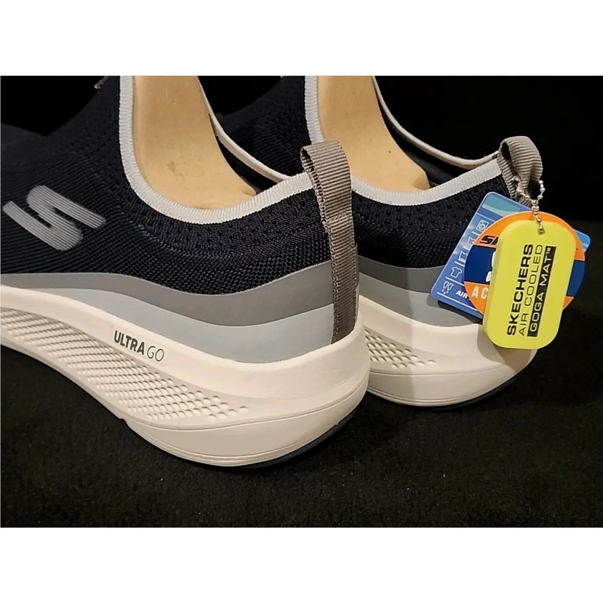 Skechers shoes - Skechers GO RUN Elevate - RUN Elevate - Navy Gray (UPC: 195969897430) 3