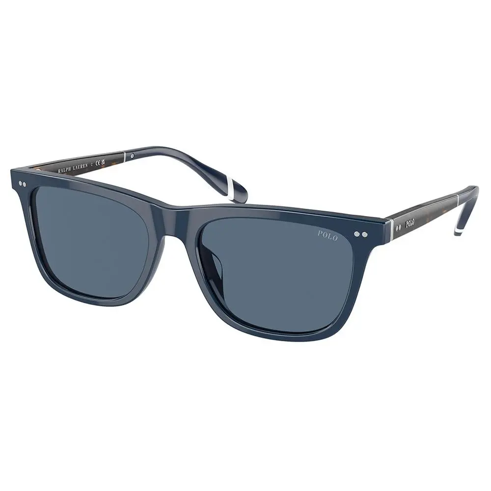 Polo Ralph Lauren PH 4205U 546580 Shiny Navy Blue Plastic Sunglasses Blue Lens