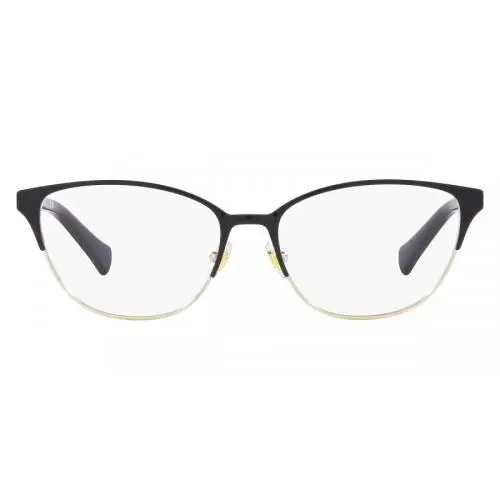 Ralph Lauren Eyeglass Frame RA6055 9452 Demo Lens Shiny Black 54-16-145 w/ Case
