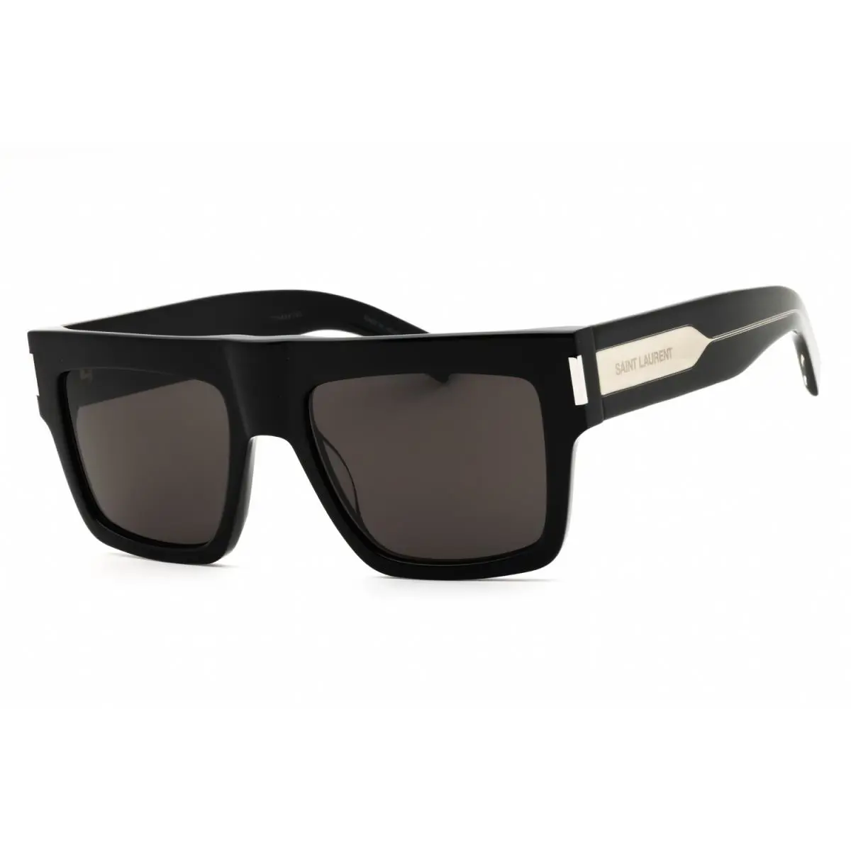 Yves Saint Laurent YSL628-001-55 Sunglasses Size 55mm 145mm 19mm Black Men - Frame: black, Lens: black