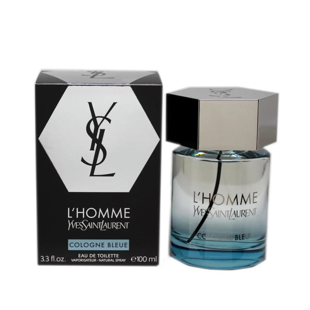 Yves Saint Laurent L`homme Cologne Bleue Eau DE Toilette Spray 100 ML/3.3 Fl.oz
