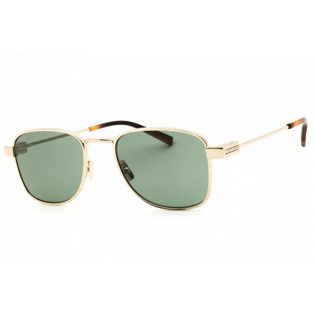 Yves Saint Laurent YSL741-003-53 Sunglasses Size 53mm 145mm 20mm Gold Men - Frame: gold, Lens: green