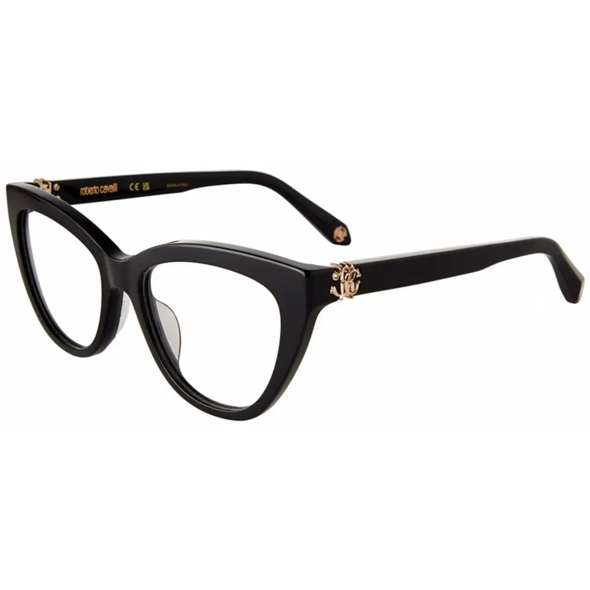 Roberto Cavalli Vrc 049 M Black 0700 Size 53 Sunglasses