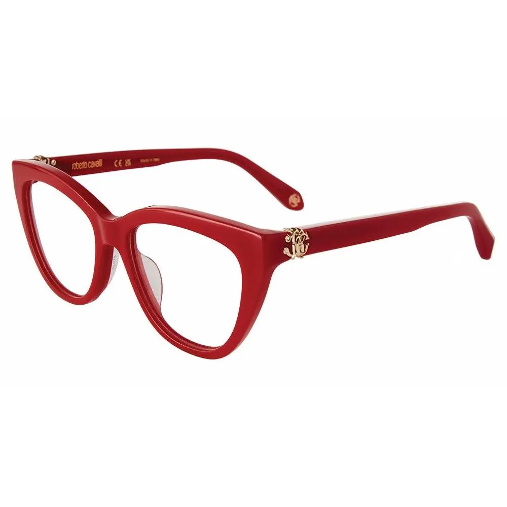 VRC049M Eyeglasses Eye Glasses 09EZ Red 53mm Unise by Roberto Cavalli
