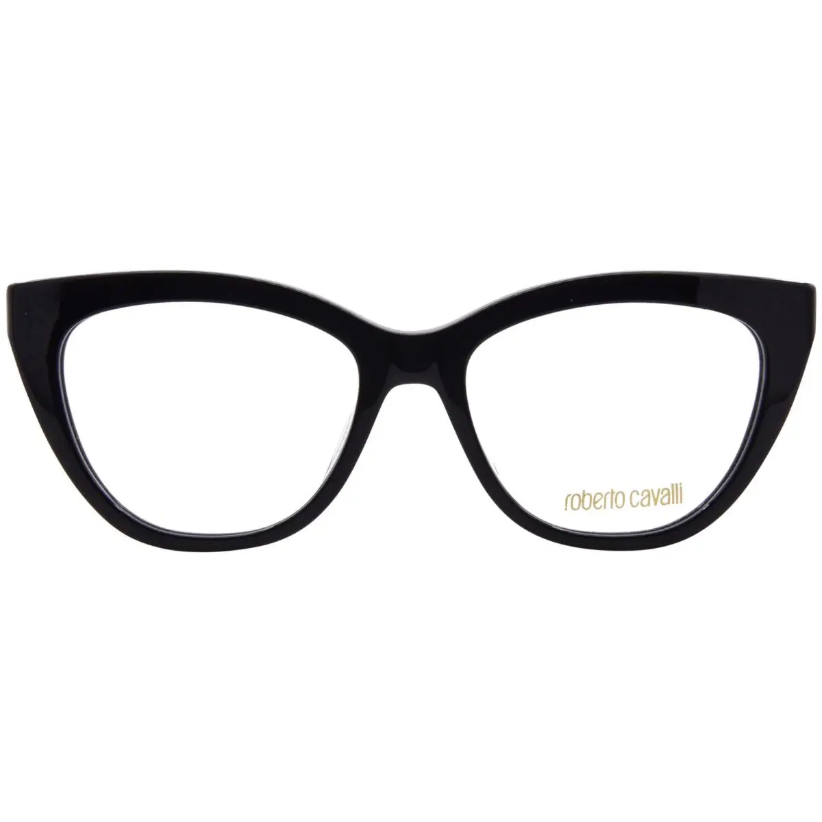 Roberto Cavalli VRC049M 0700 Eyeglasses Frame Women`s Black Full Rim 53mm