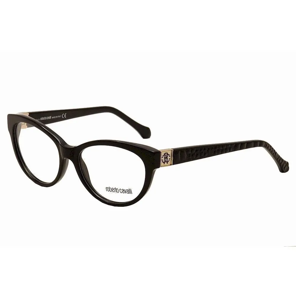 Roberto Cavalli Eyeglasses Reethi RC756 RC/756 001 Black Optical Frame 54mm
