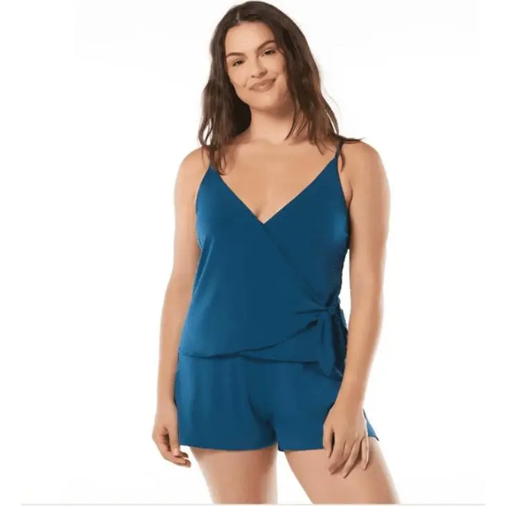 Coco Reef Chroma Wrap-tie One-piece Swim Lapis 8/32D