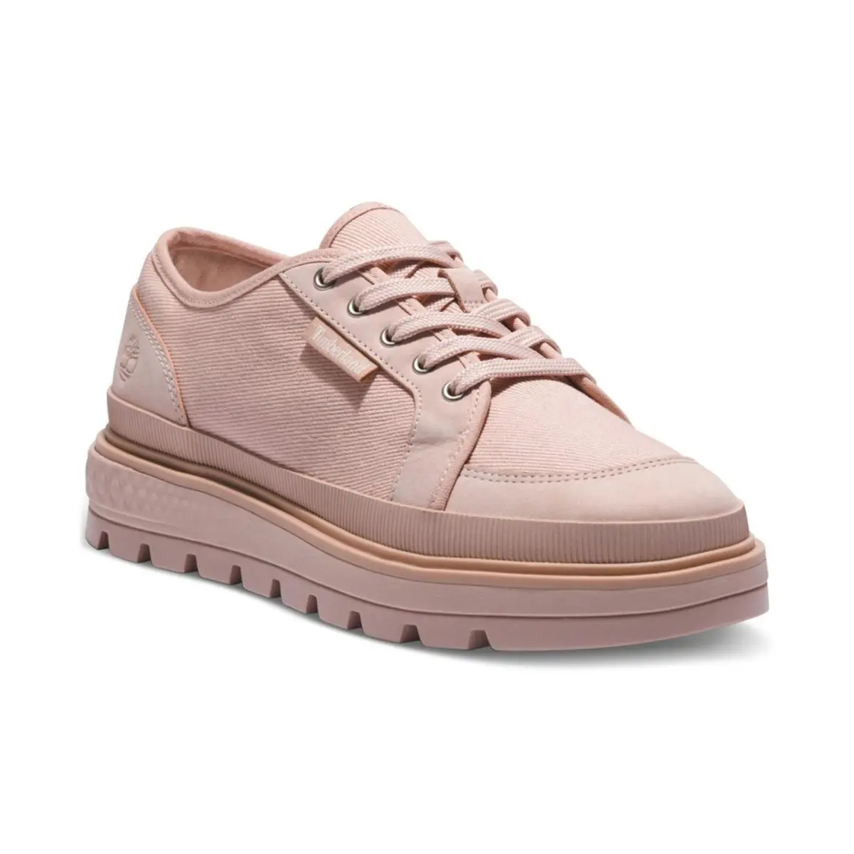 Timberland Women`s Ray City Mixed Material Sneakers Shoes Pink Nubuck Size 10M - Pink