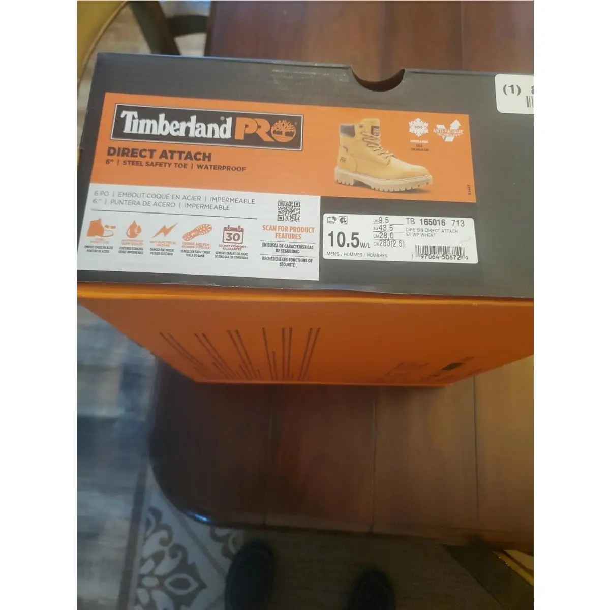 Timberland Pro 6IN Direct Attach Men`s Soft Toe EH Wp/insulated Work Boot 10.5