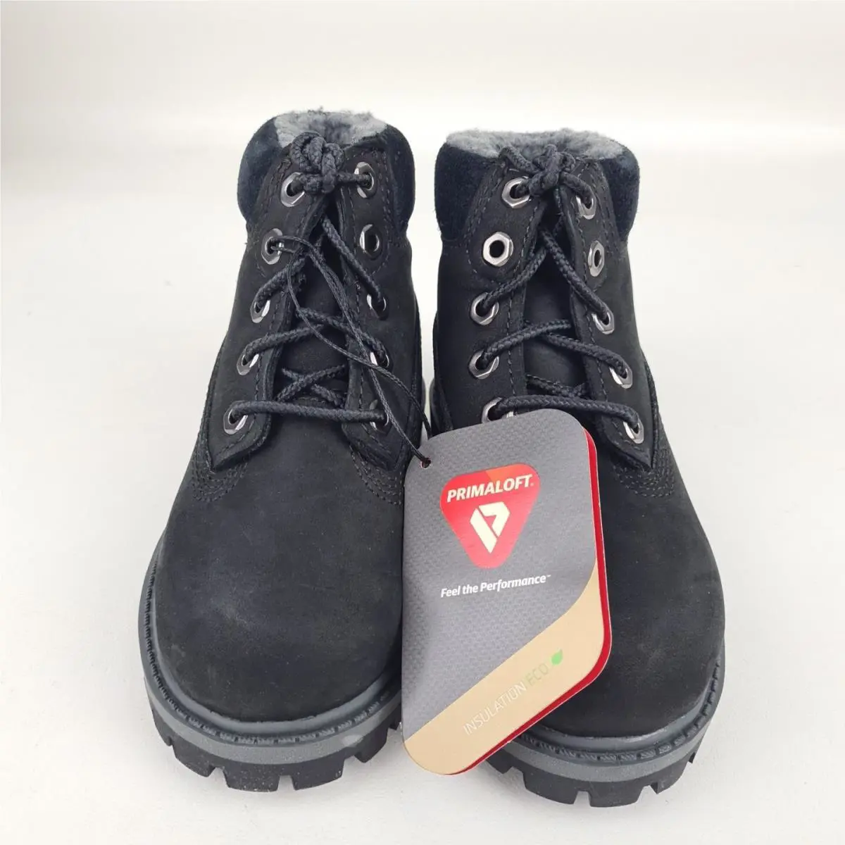 Timberland shoes - Timberland 6 In Premium Boot Wheat Black TODDLER - Black (UPC: 888657555636) 2