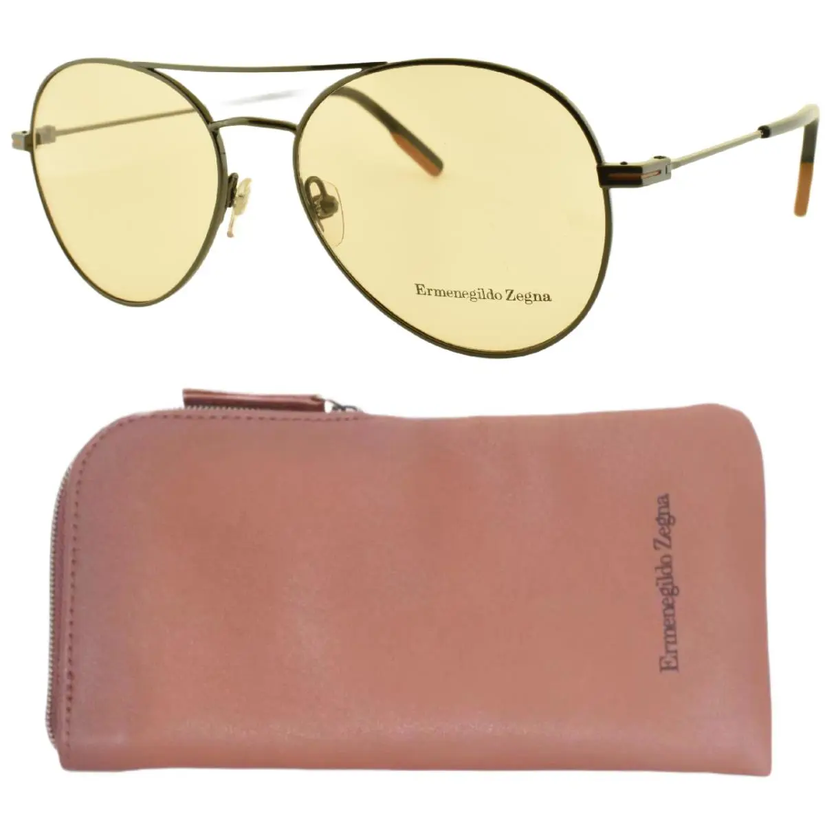 Ermenegildo Zegan EZ5151 008 55-17-145 Grey Pilot Full Rim Mens Sunglasses by Ermenegildo Zegna