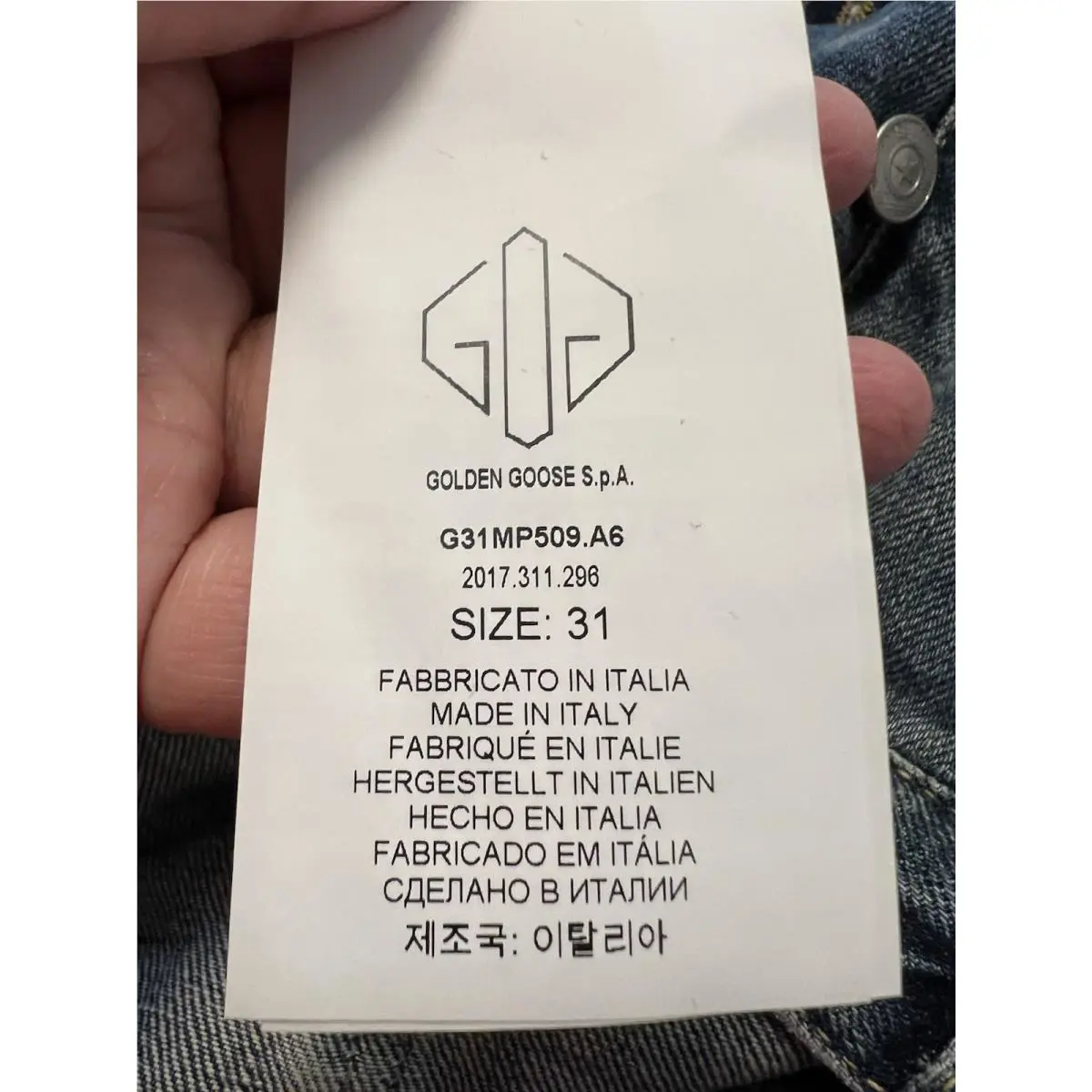 Golden Goose clothing - Golden Goose Happy - Happy - Blue 4