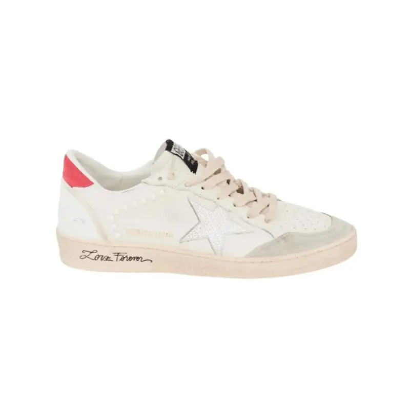 Golden Goose Ball Star Silver Leather Women`s GWF00117.F004717.82343-40
