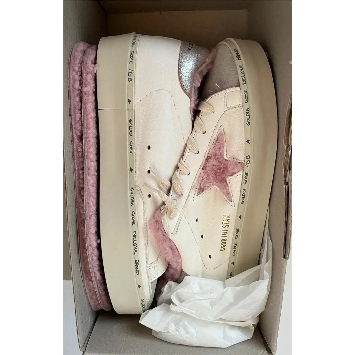 Golden Goose shoes - Golden Goose Hi Star - Star - White 8