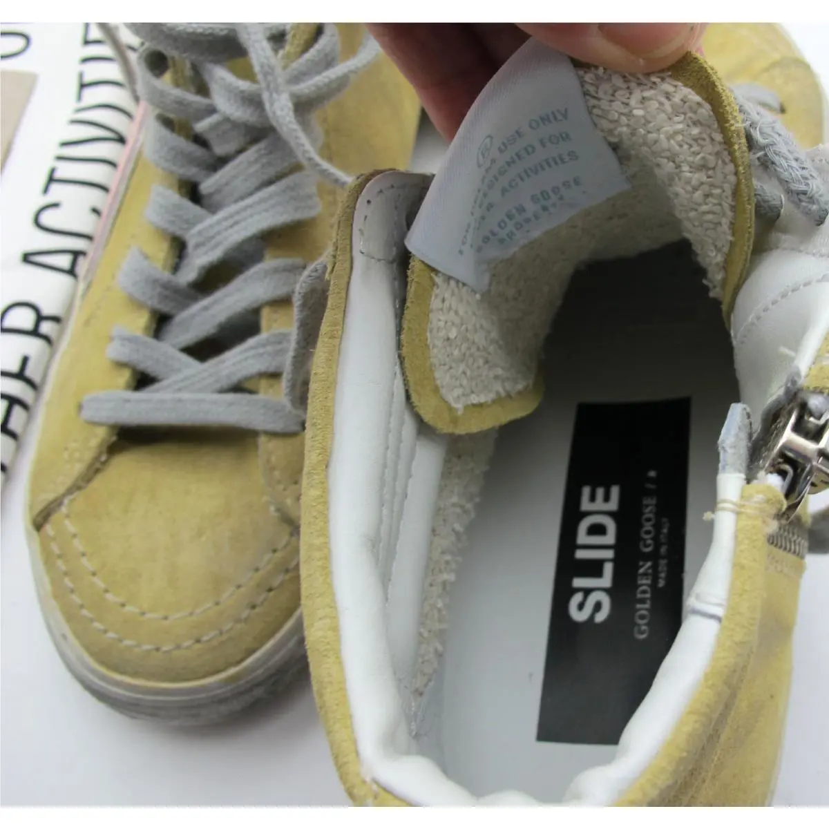 Golden Goose shoes - Slide - Slide - Sand and Pink (UPC: 8050235326828) 8