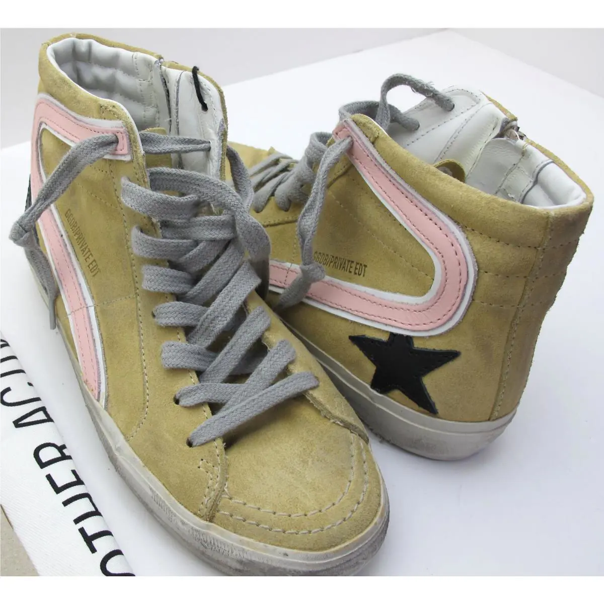 Golden Goose shoes - Slide - Slide - Sand and Pink (UPC: 8050235326828) 9