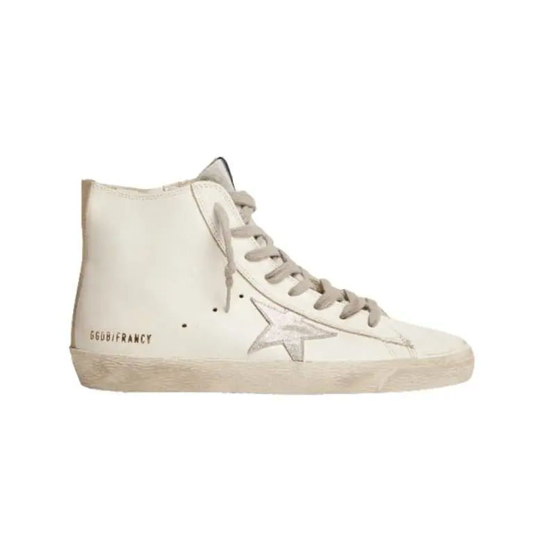 Golden Goose Francy Silver Star and Heel Women`s GWF00113.F000319.10274-37