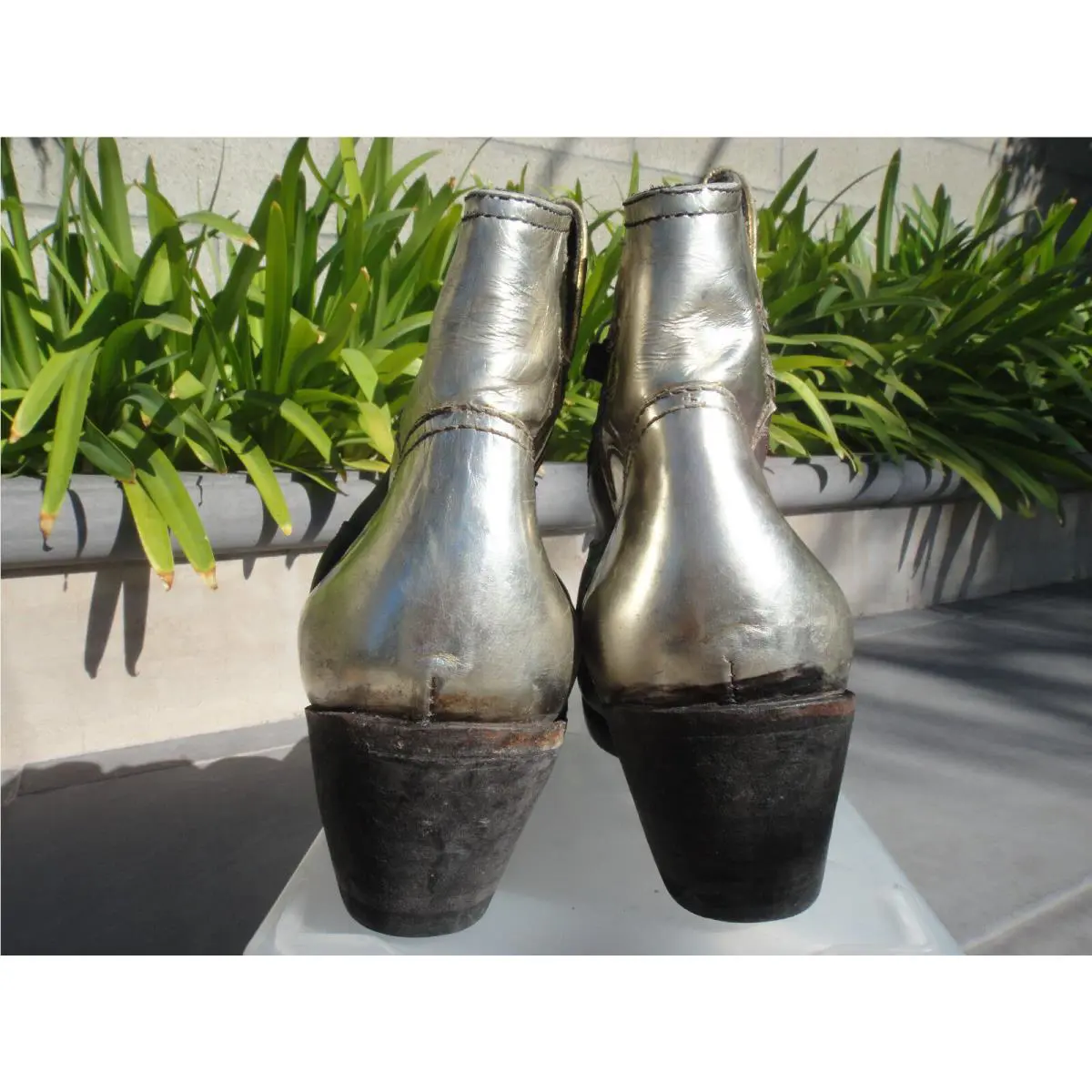 Golden Goose shoes - Black/Platino Lame 1