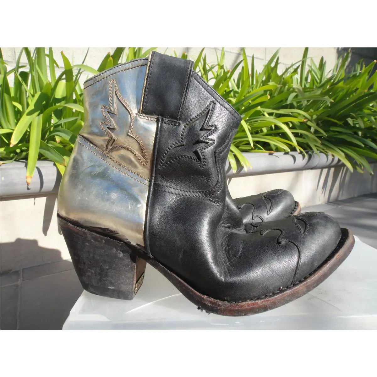 Golden Goose shoes - Black/Platino Lame 2