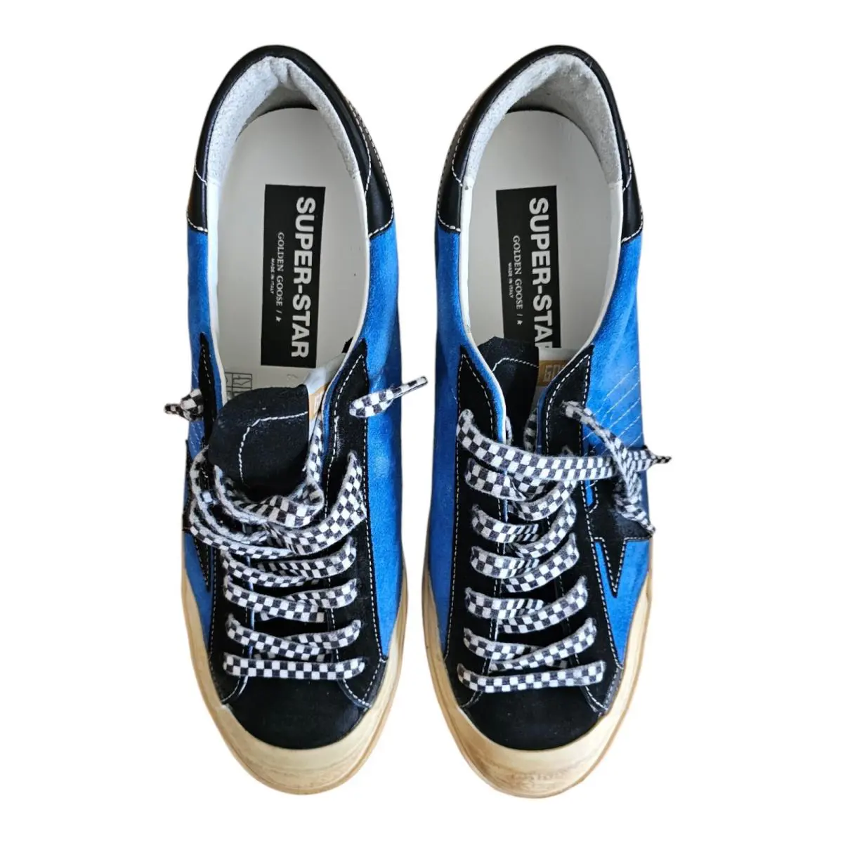 Golden Goose shoes - Golden Goose Super-Star - GMF00107F004143 - Blue 0