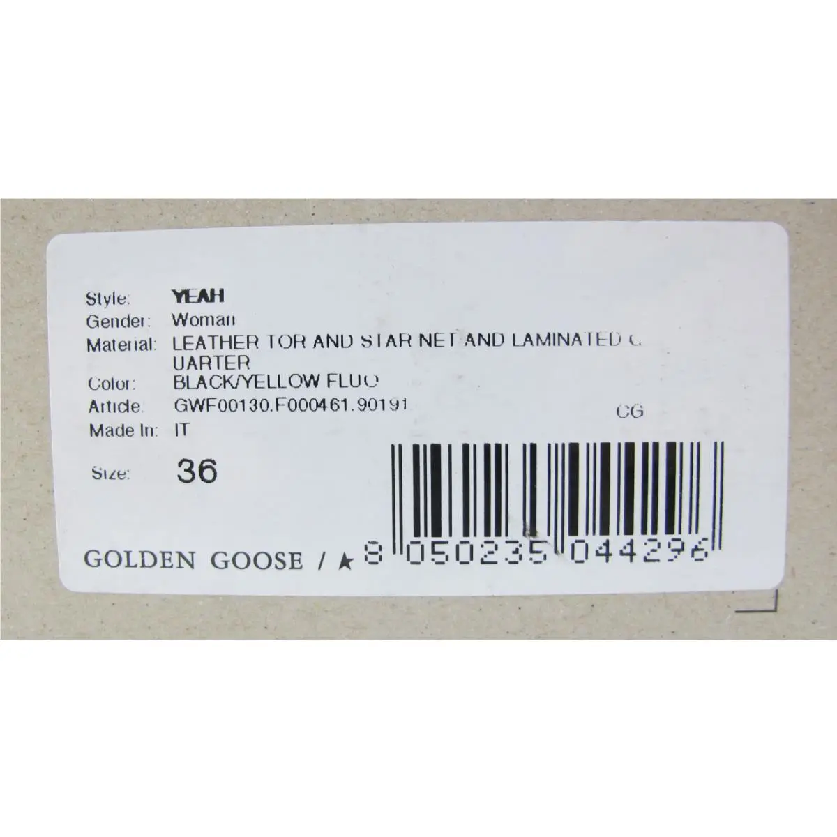 Golden Goose shoes - GWF00130.F000461.90191 - GWF00130F00046190191 - Black (UPC: 8050235044296) 14