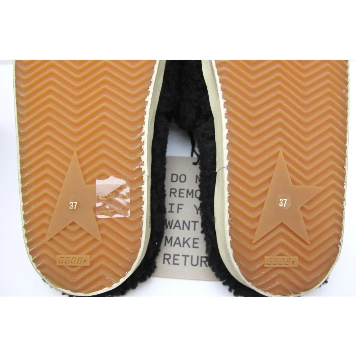 Golden Goose shoes - GWF00200.F002801.90100 - GWF00200F00280190100 - Black (UPC: 8050235224322) 10