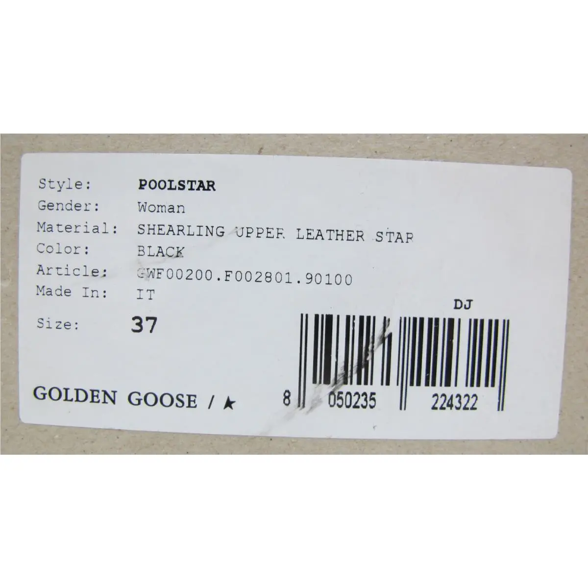Golden Goose shoes - GWF00200.F002801.90100 - GWF00200F00280190100 - Black (UPC: 8050235224322) 17