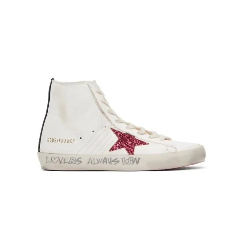 Golden Goose Francy White Leather and Women`s GWF00113.F004706.11540-38