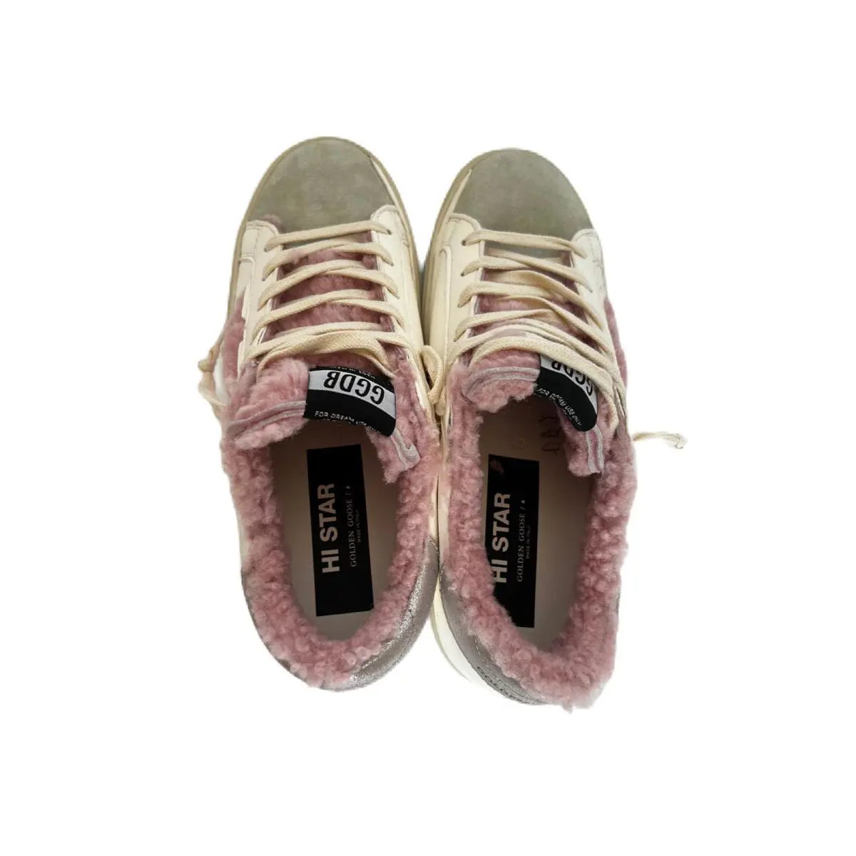 Golden Goose shoes - Golden Goose Hi Star - Star - White 6