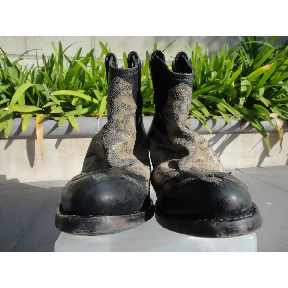 Golden Goose shoes - Black/Platino Lame 4
