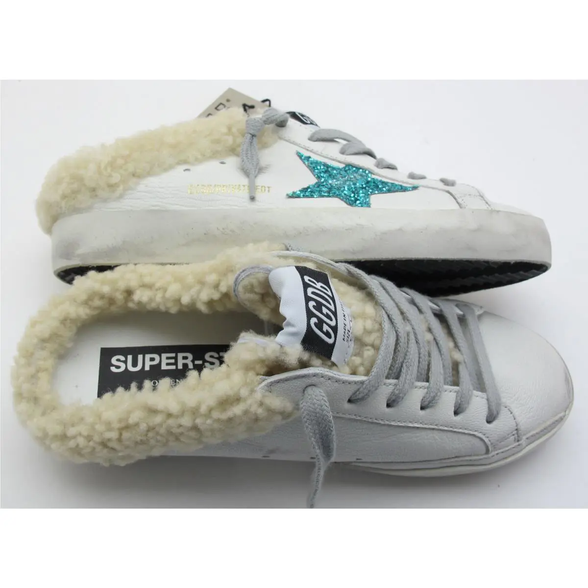 Golden Goose shoes - Super-Star Sabot - Sabot - White (UPC: 8050235231412) 9