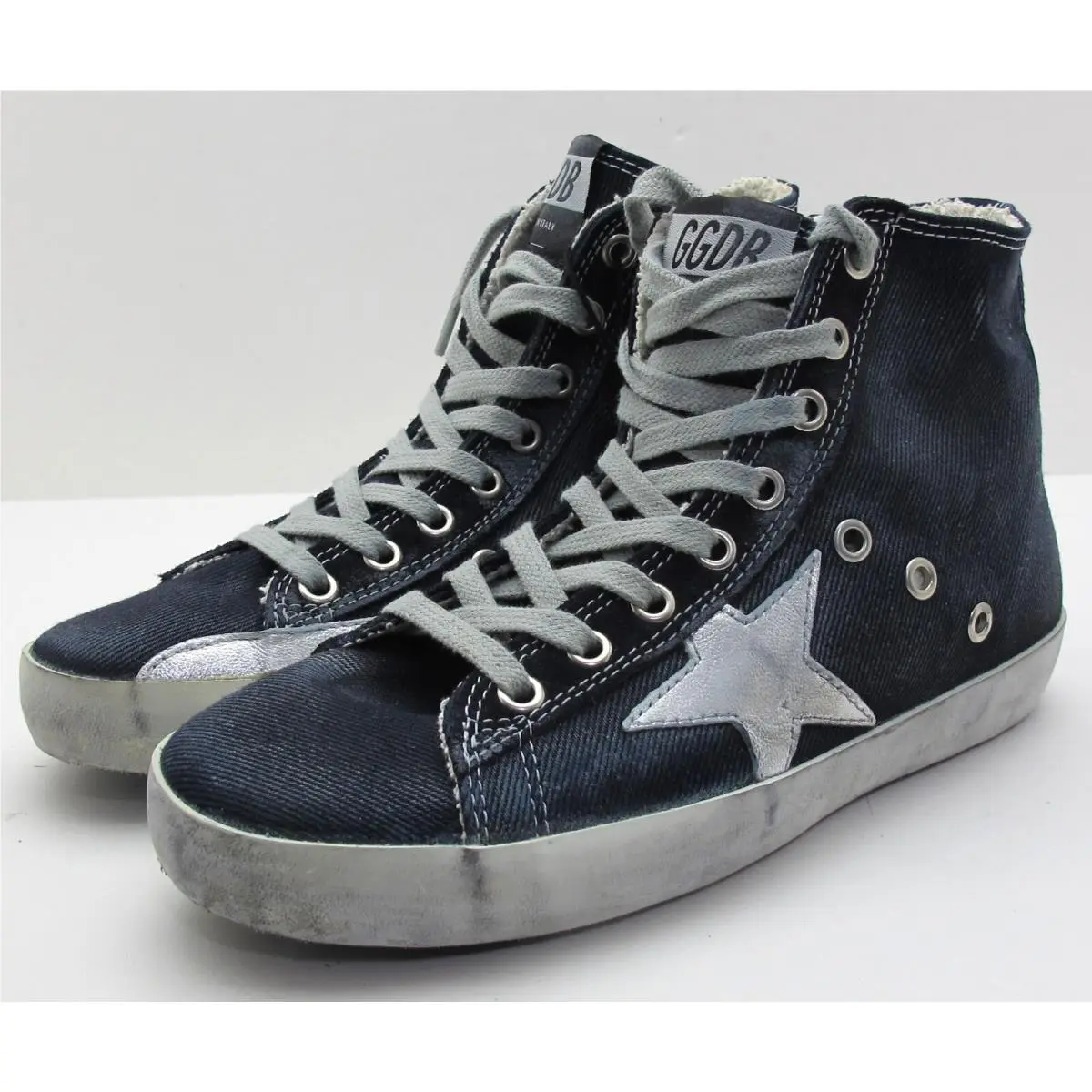 Golden Goose shoes - Slide - Slide - Denim/Navy 4