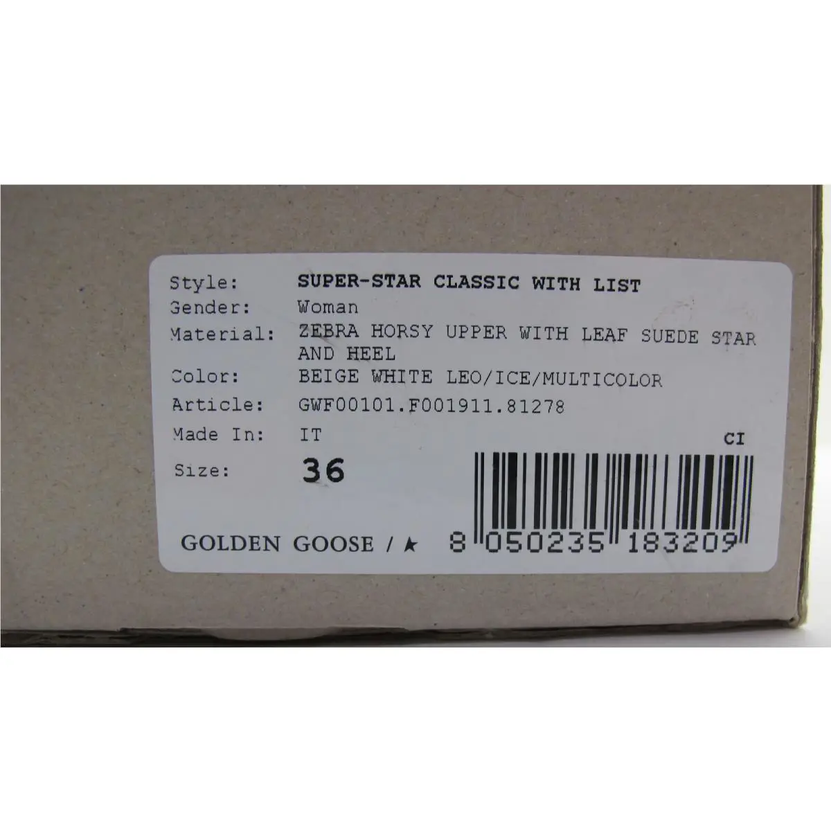 Golden Goose shoes - Golden Goose Super-Star - Multicolor (UPC: 8050235183209) 9