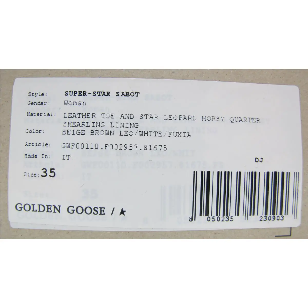 Golden Goose shoes - GWF00110.F002957.81675 - GWF00110F00295781675 - Multicolor (UPC: 8050235230903) 21
