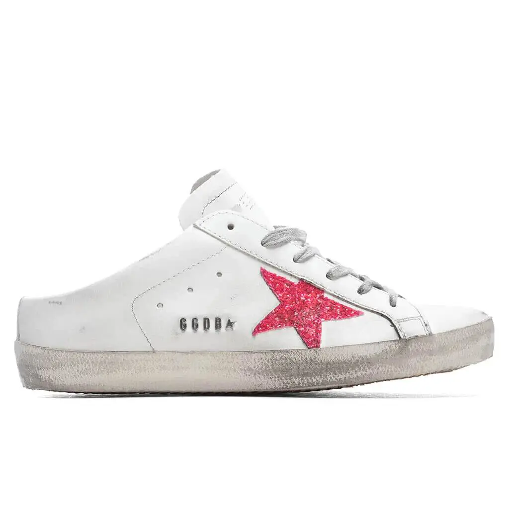 Golden Goose shoes - Golden Goose Super-Star - White/Pink (UPC: 8050235299559) 0