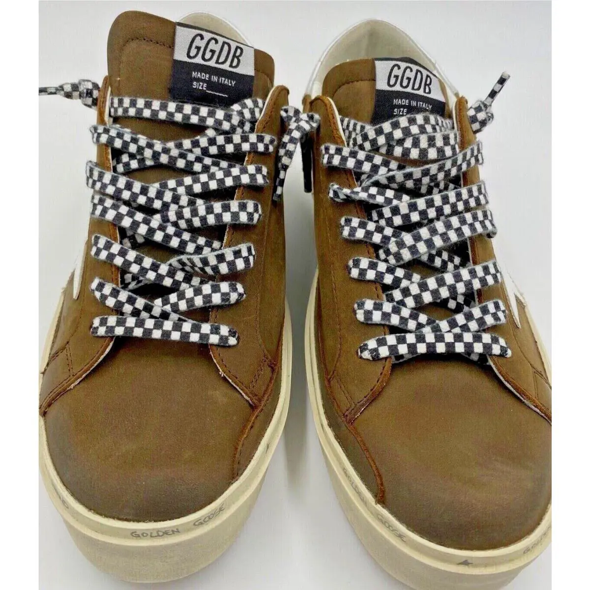 Golden Goose shoes - Golden Goose Hi Star - Star - Brown 0