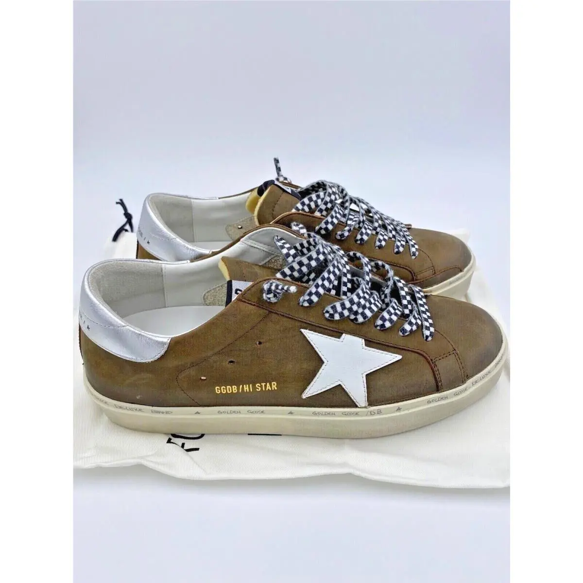 Golden Goose shoes - Golden Goose Hi Star - Star - Brown 2