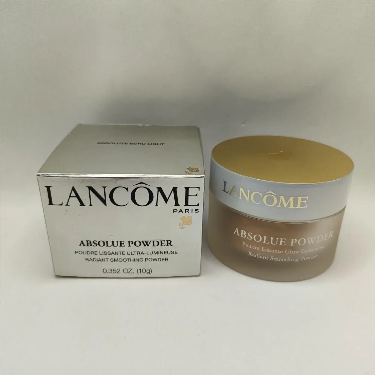 Lancome Absolue Powder Absolute Ecru Light Full Size .352 OZ 10 Grams