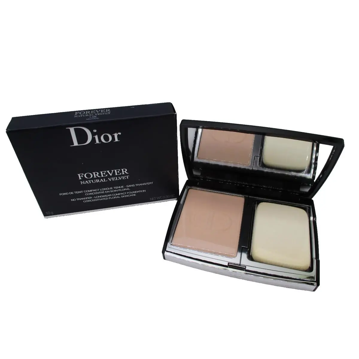 Christian  Forever Natural Long Wear Compact Foundation 1.5N Neutral 0.35 oz by Dior