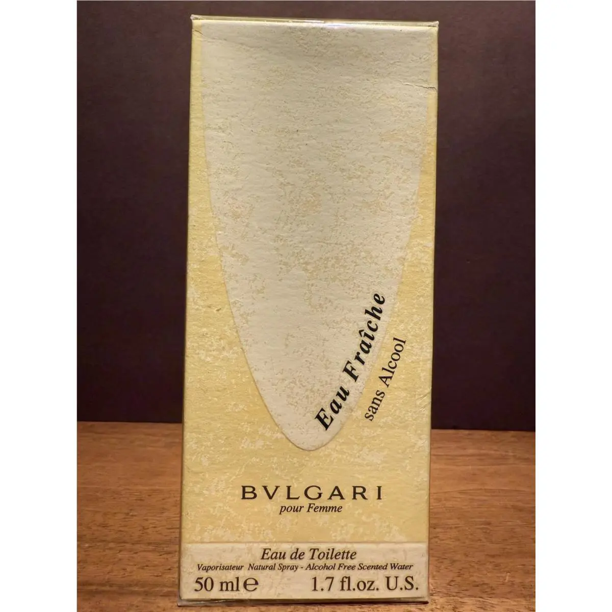 Bvlgari Pour Femme Eau Fraiche Spray 1.7 Fl. Oz/ 50 Eau de Toilette Rare