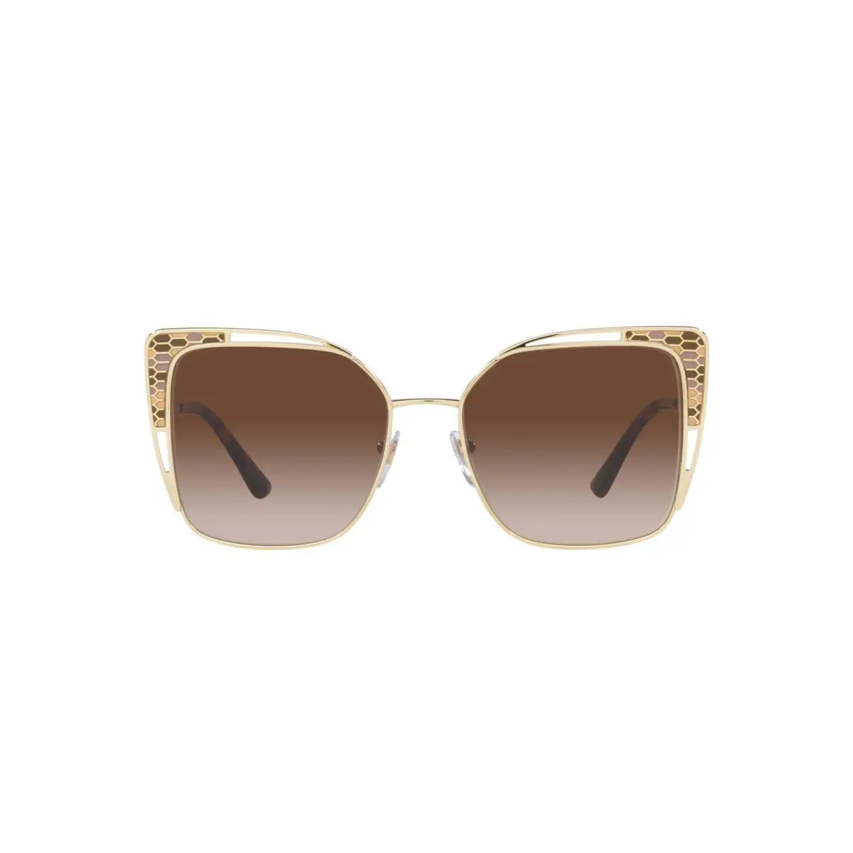 Bvlgari Sunglasses Pale Gold Brown Gradient 55-17-140